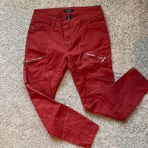 WHBM Red Skinny Crop